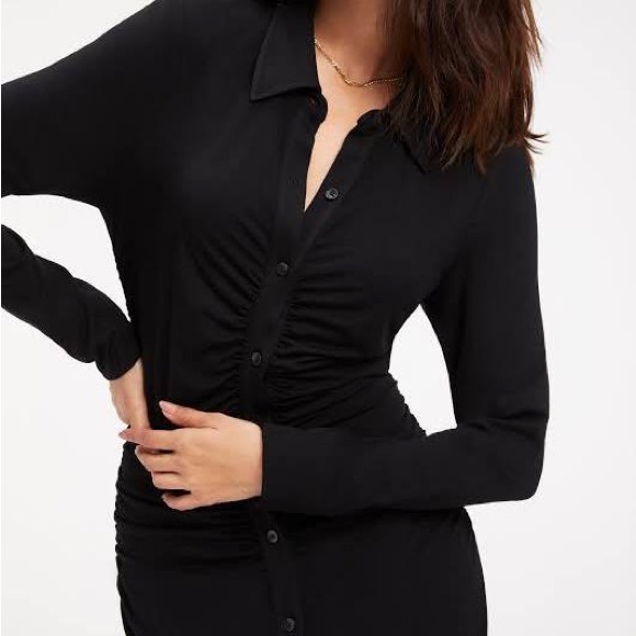 With Jean Andy Long Dress - Black - Picture 2 of 5